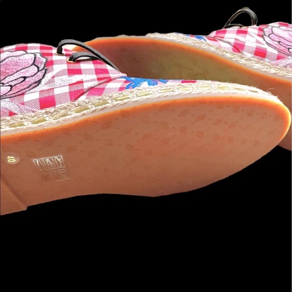 RARE: Blumarine Checker & Tropics Shoes - Picture 8 of 10